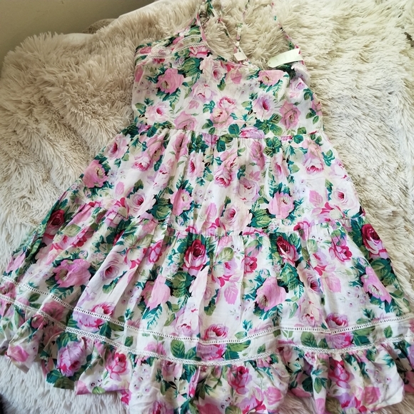 Anthropologie Eloise Lila Chemise floral dress SM - Picture 2 of 6